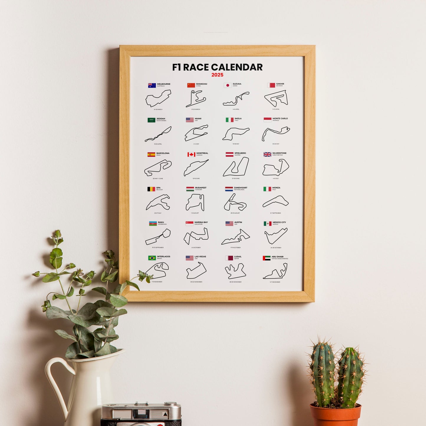 F1 2025 Calendar