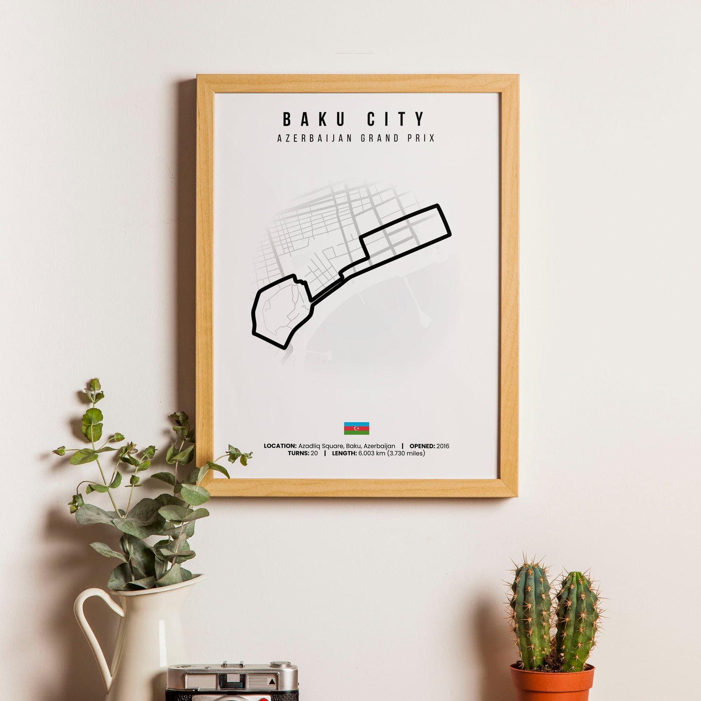 Azerbaijan, Baku F1 poster