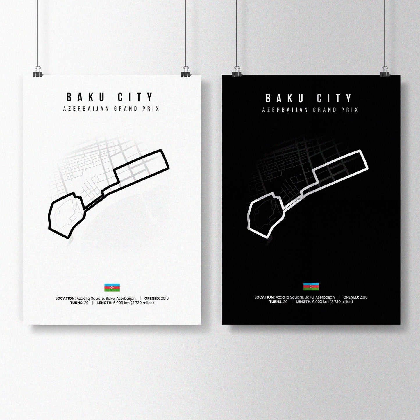 Azerbaijan, Baku F1 poster