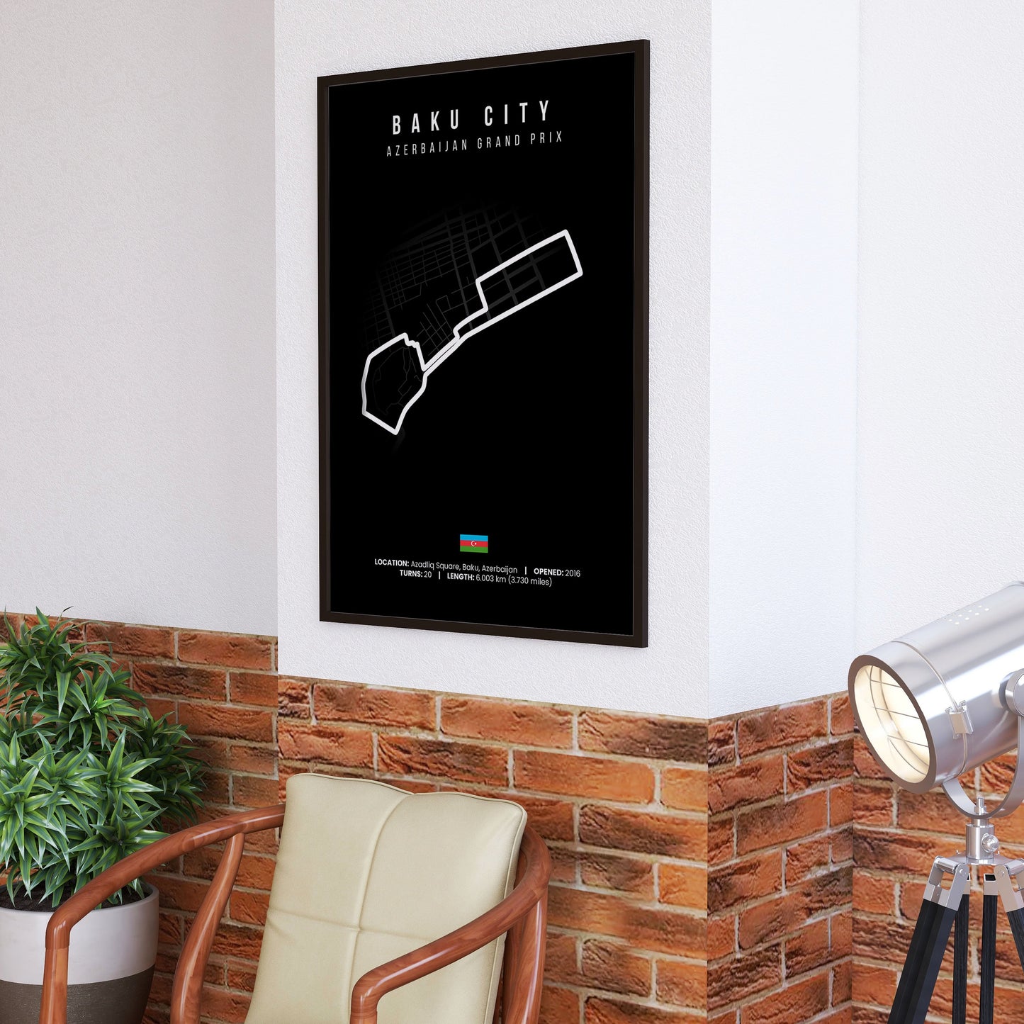 Azerbaijan, Baku F1 poster