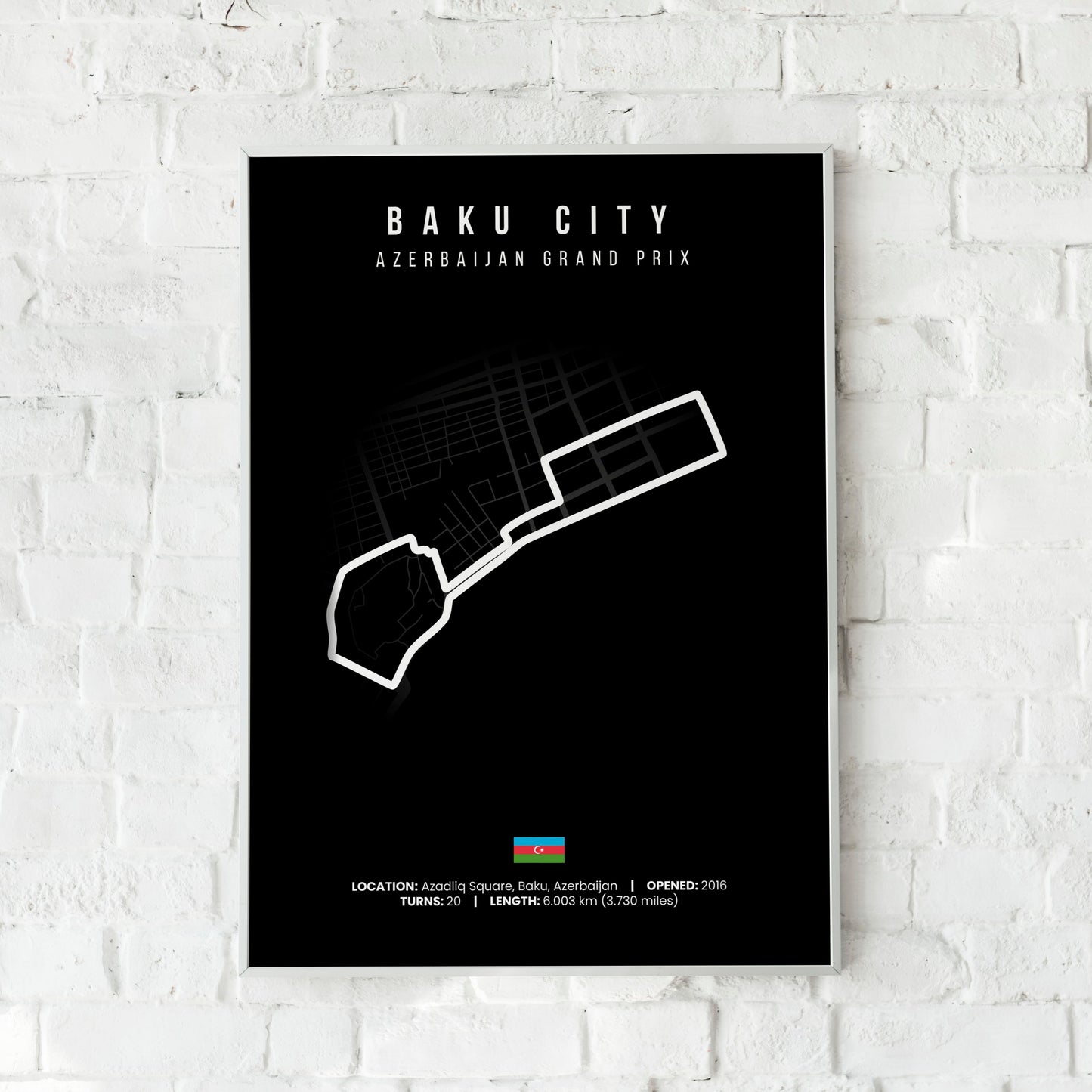 Azerbaijan, Baku F1 poster