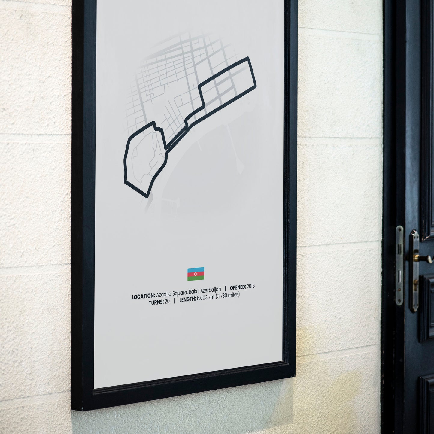 Azerbaijan, Baku F1 poster