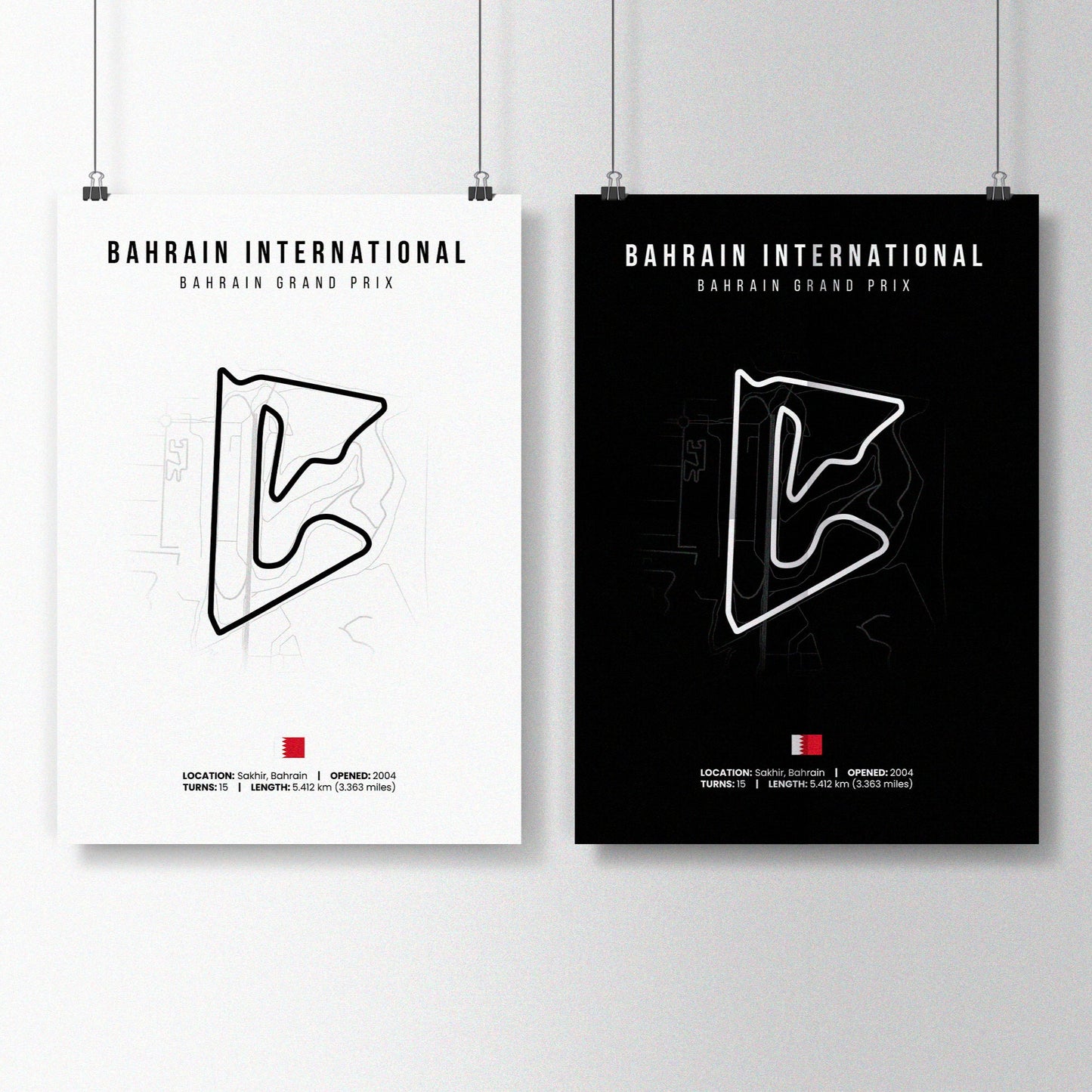 Bahrain, Sakhir f1 poster