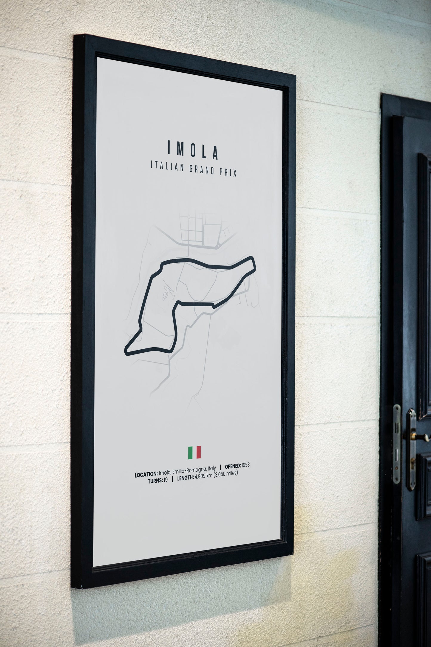 Italy, Imola F1 Poster