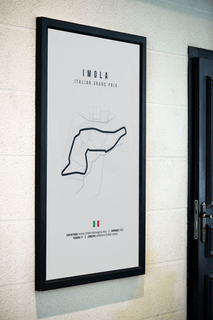 Italy, Imola F1 Poster