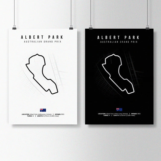 Australia, Melbourne F1 poster