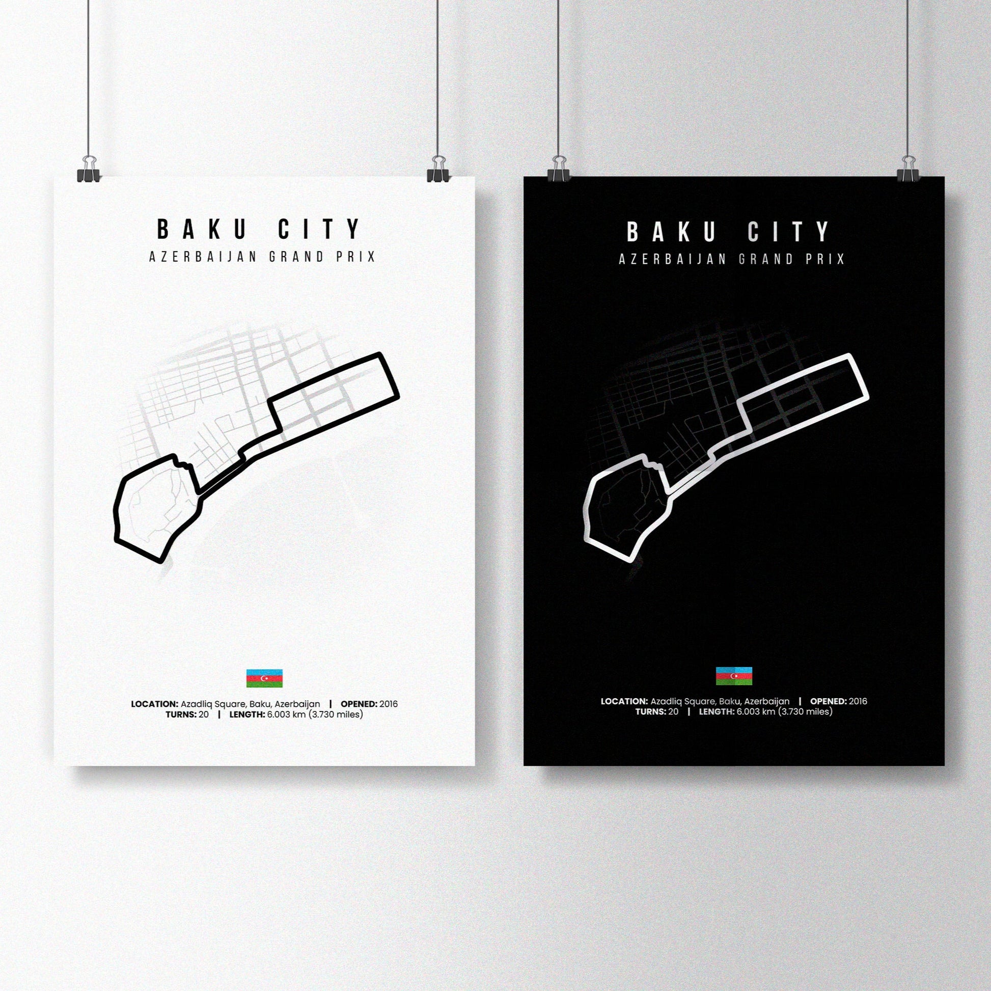 Azerbaijan, Baku F1 poster