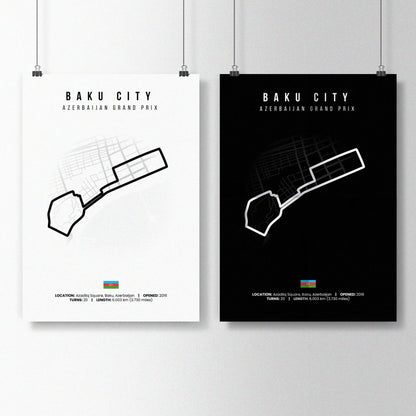 Azerbaijan, Baku F1 poster