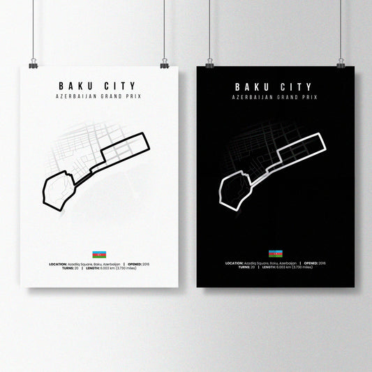 Azerbaijan, Baku F1 poster