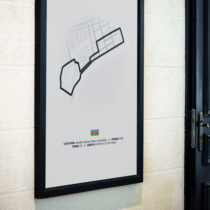 Azerbaijan, Baku F1 poster