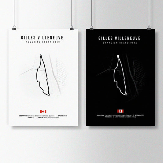 Canada, Montreal F1 Poster