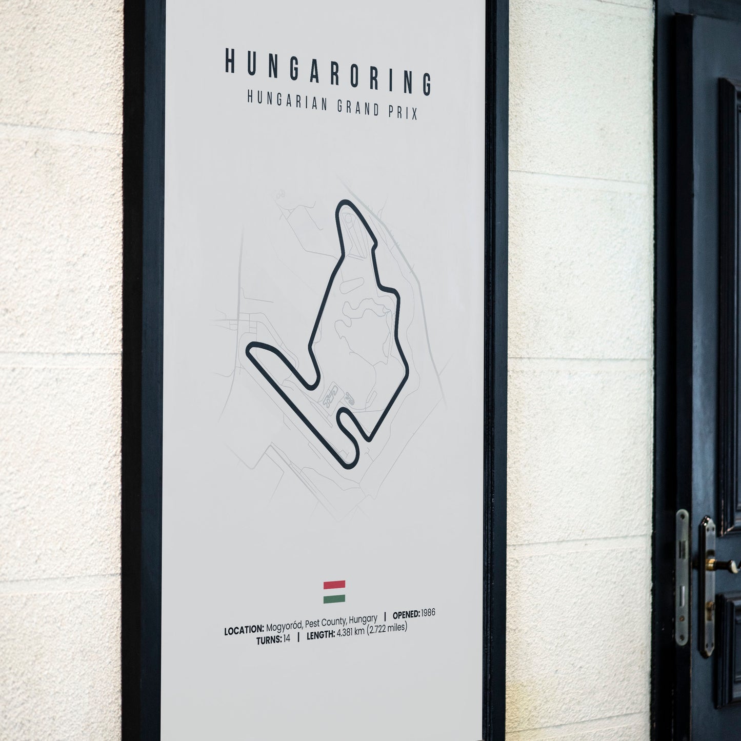 Hungary, Budapest F1 Poster