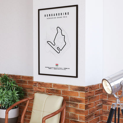 Hungary, Budapest F1 Poster