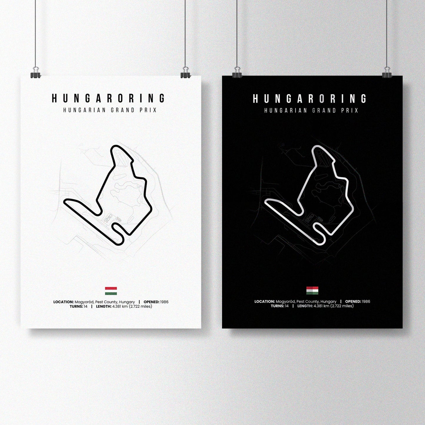 Hungary, Budapest F1 Poster