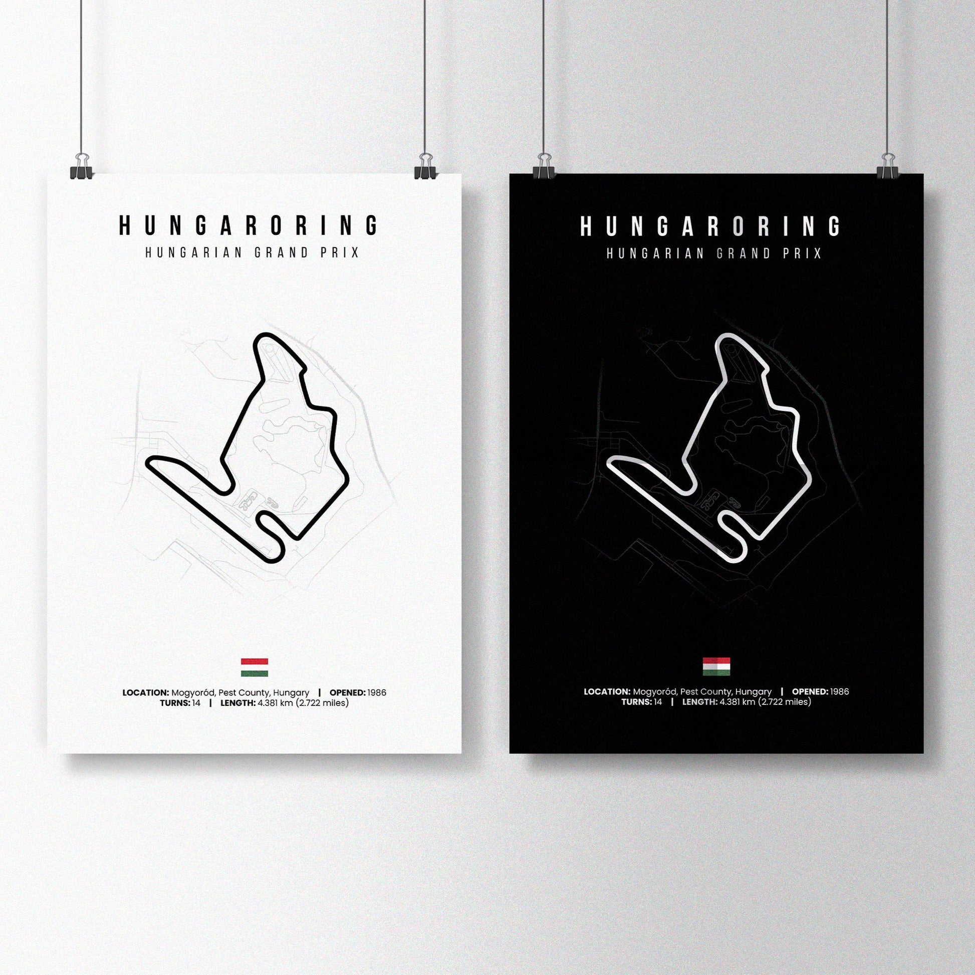 Hungary, Budapest F1 Poster