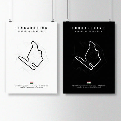 Hungary, Budapest F1 Poster