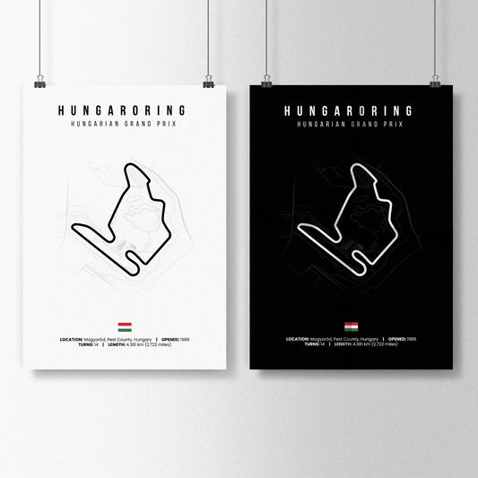 Hungary, Budapest F1 Poster