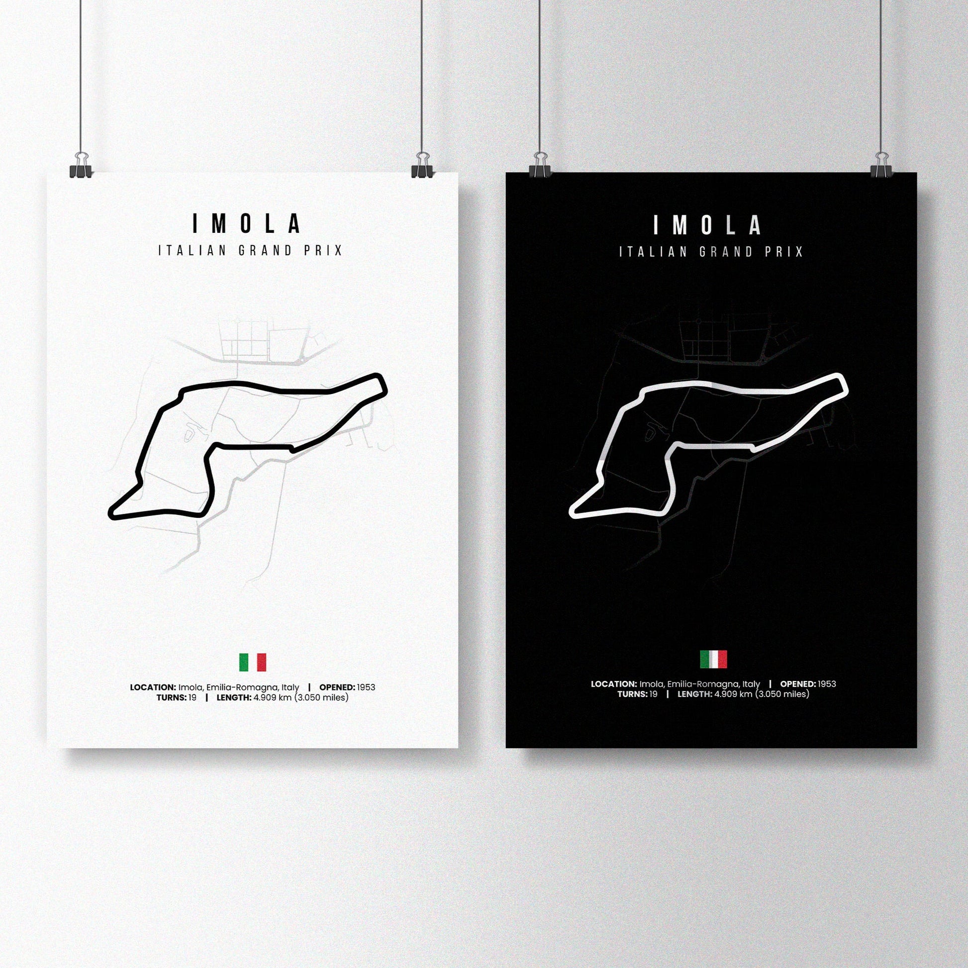 Italy, Imola F1 Poster