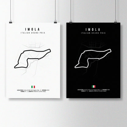 Italy, Imola F1 Poster