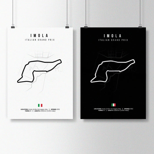 Italy, Imola F1 Poster