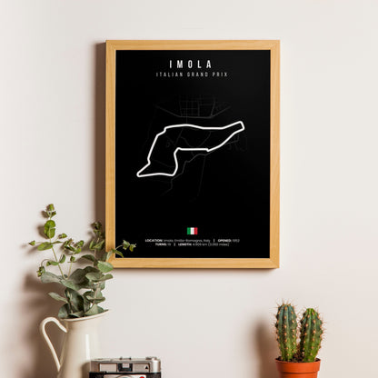 Italy, Imola F1 Poster