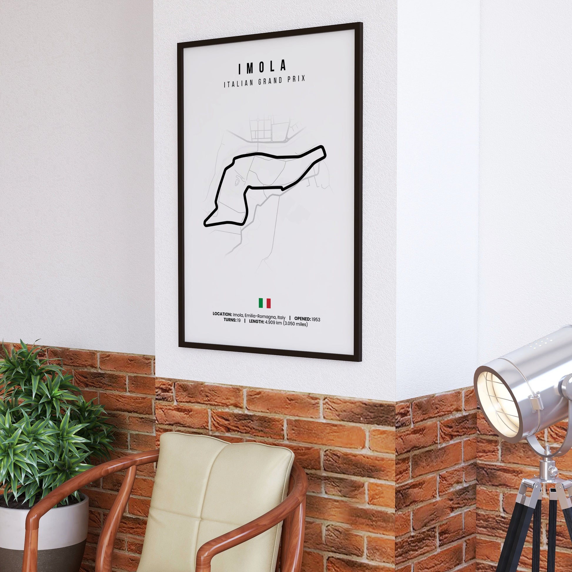 Italy, Imola F1 Poster