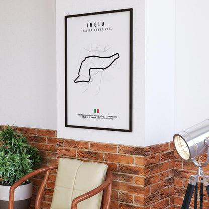 Italy, Imola F1 Poster