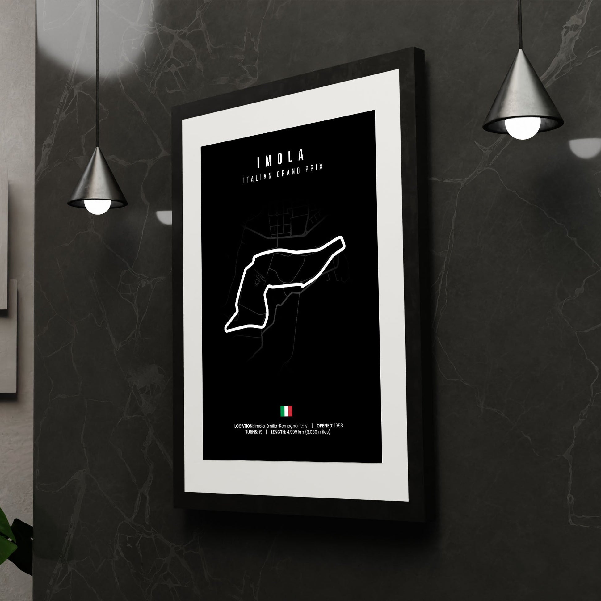 Italy, Imola F1 Poster