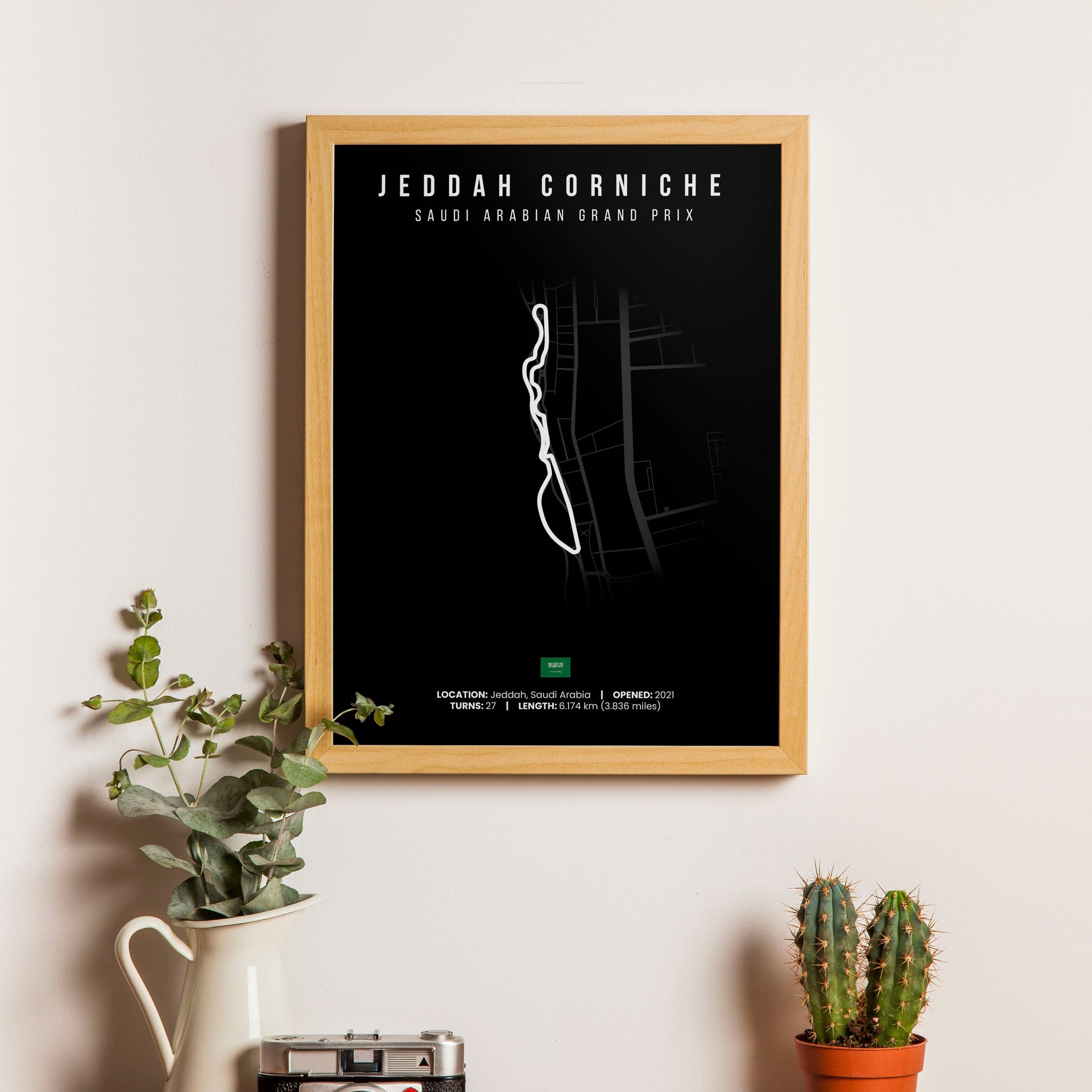 Saudi Arabia, Jeddah F1 Poster