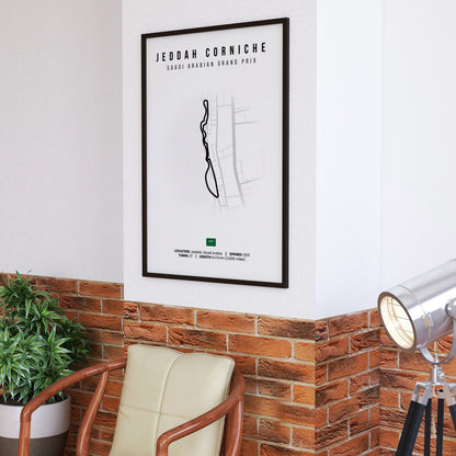 Saudi Arabia, Jeddah F1 Poster