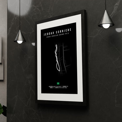Saudi Arabia, Jeddah F1 Poster