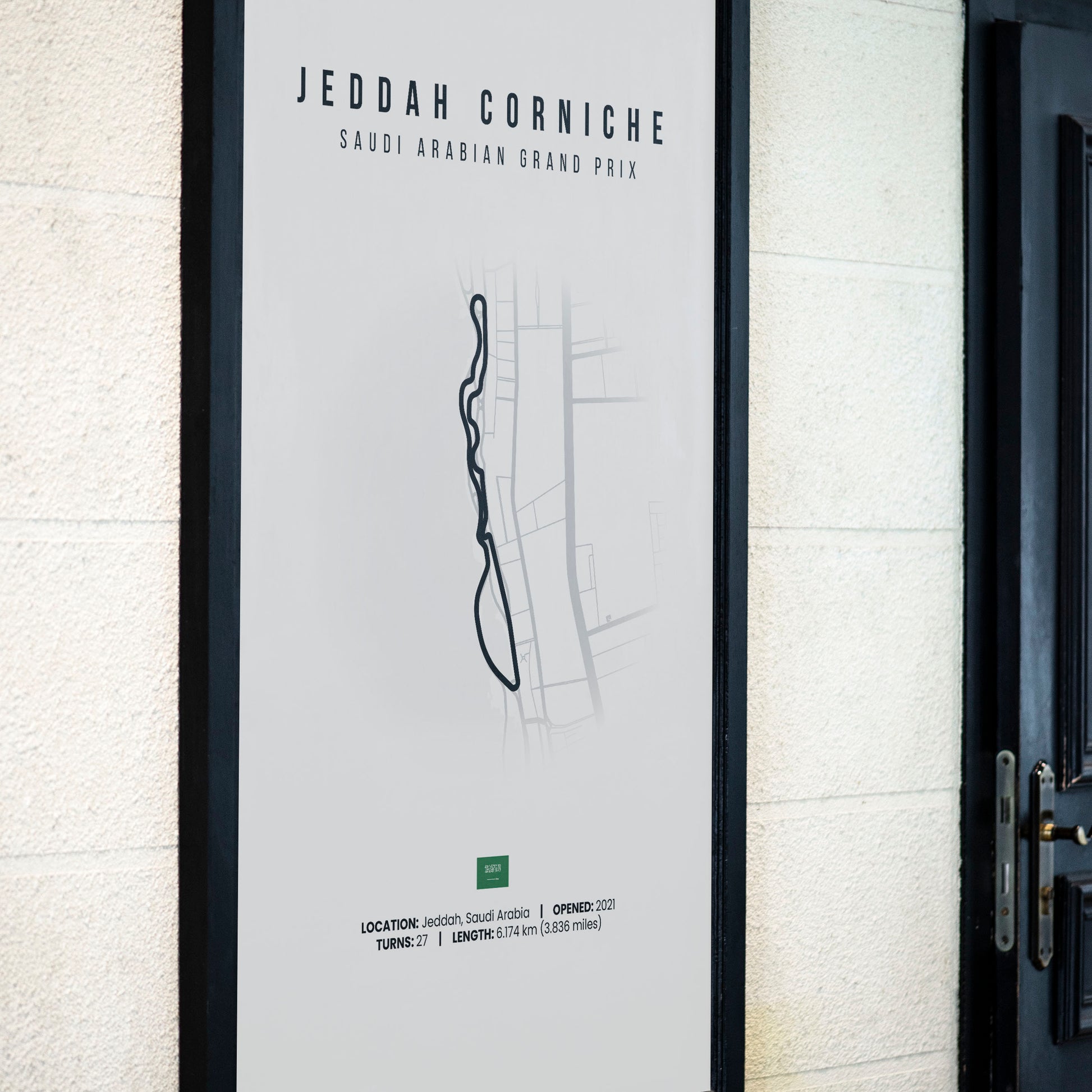 Saudi Arabia, Jeddah F1 Poster