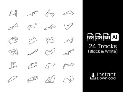 2025 Formula 1 Bundle(SVG Files, PNG Files, eps file, ai file)